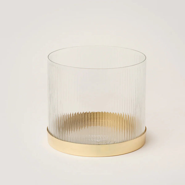 Fluted Glass Vase