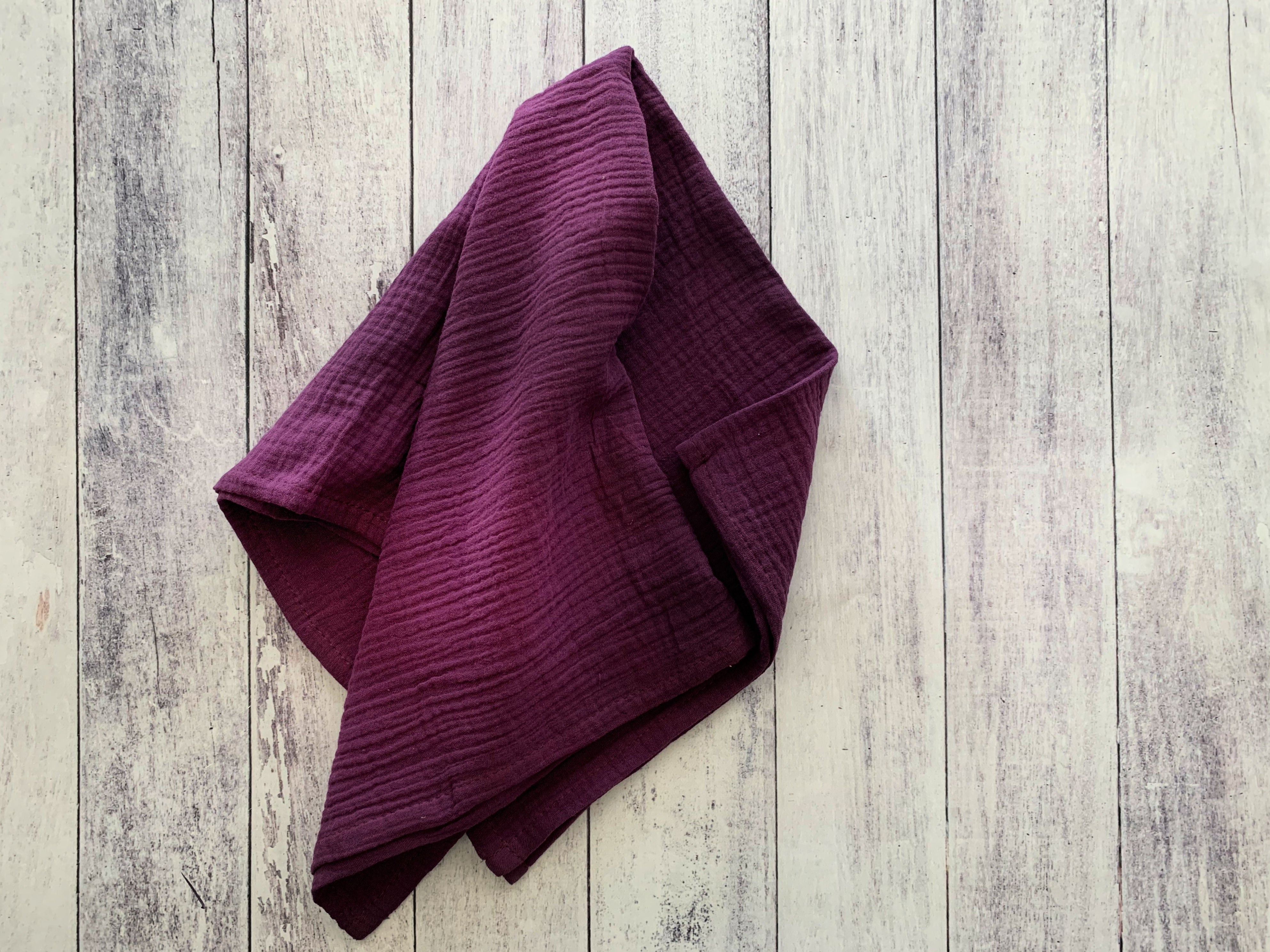 Cotton Crinkle Cloth Napkins – Set of 4 | No-Iron, Reusable