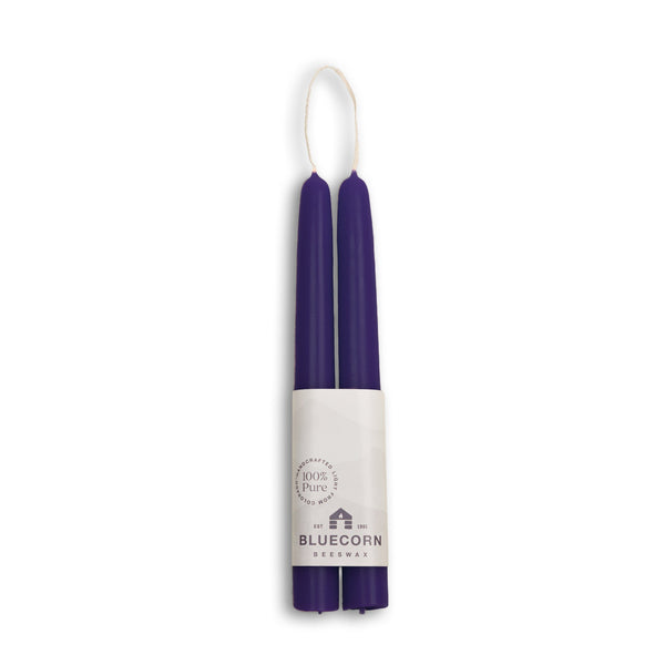 Hand-Dipped Beeswax Taper Candles – 100% Pure Beeswax, 1 Pair