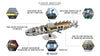 Elusive Nautilus Submarine Mechanical Model Kit