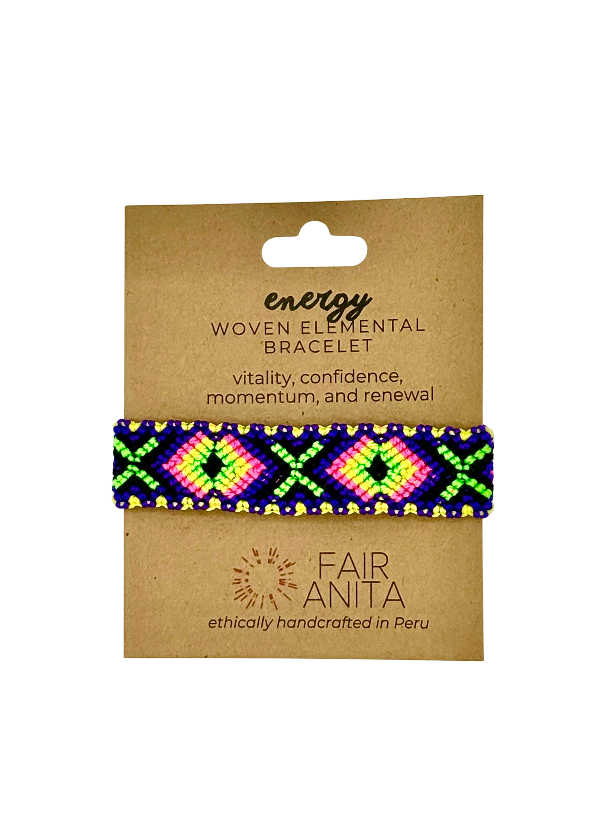 Elemental Woven Bracelet | Hand Knotted Fair Trade Cotton