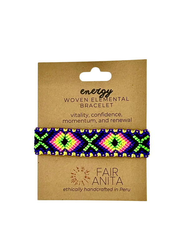 Elemental Woven Bracelet | Hand Knotted Fair Trade Cotton
