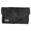 Envelope Clutch - Chindi upcycled fabric bag shown at an angle