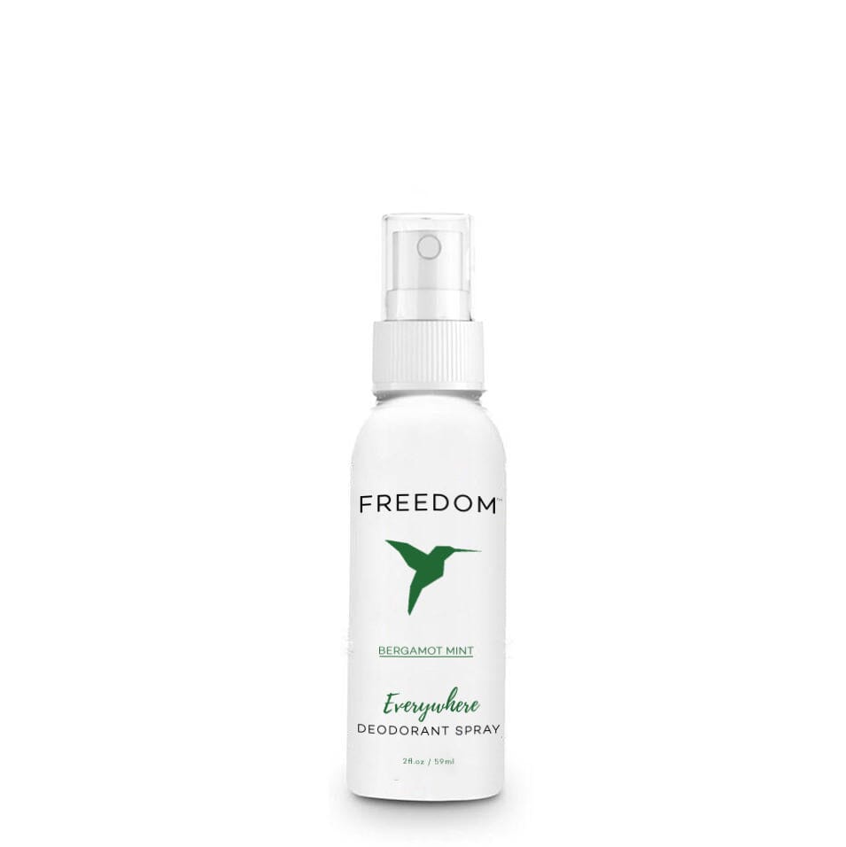Freedom Natural Deodorant Everywhere Spray travel mini bottles collection