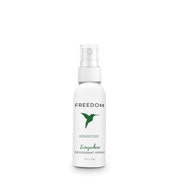 Freedom Natural Deodorant Everywhere Spray travel mini bottles collection