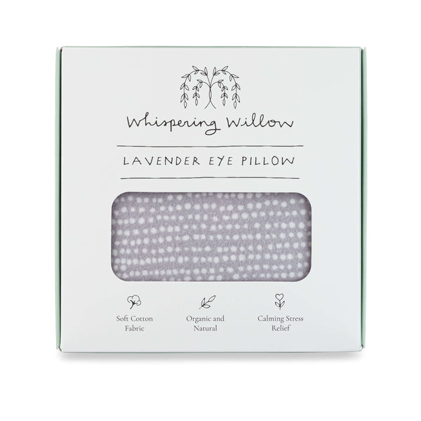 Find your zen with our Tranquil Gray Lavender Eye Pillow. This soothing eye pillow is the perfect way to unwind and de-stress.