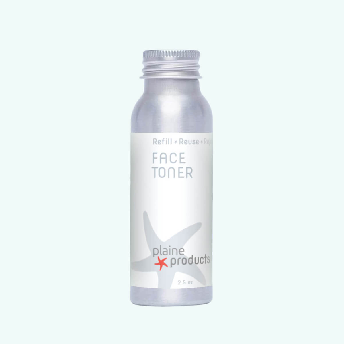 Plaine Products Green Tea Face Toner bottle on clean background – eco-friendly pore-minimising toner
