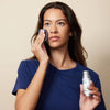 Close-up of Plaine Products Face Toner – soothing green tea formula in refillable packaging