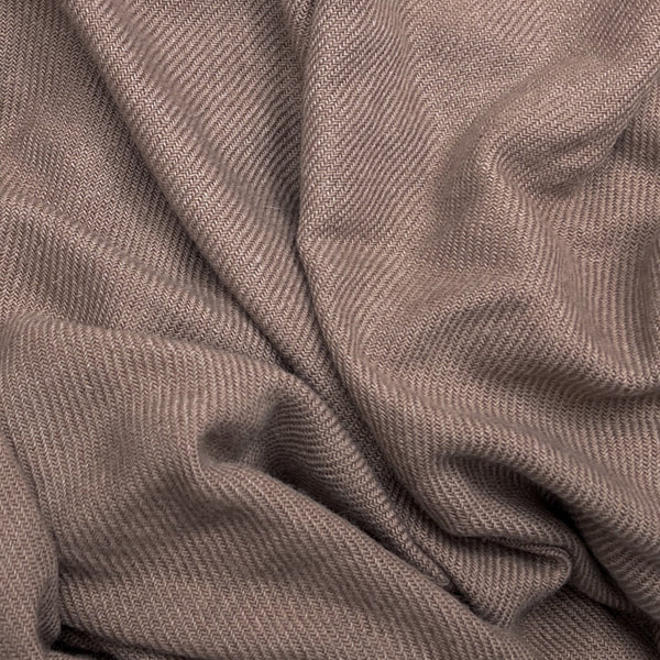 Close-up of brown textured fabric