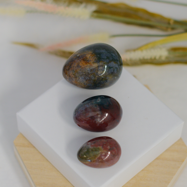 Fancy Jasper Yoni Eggs