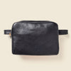 Black Full Grain Leather Fanny Pack – Handcrafted in California by Casupo