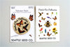 Pollinator Pride embroidered patch and vinyl sticker kit by Seattle Seed Company