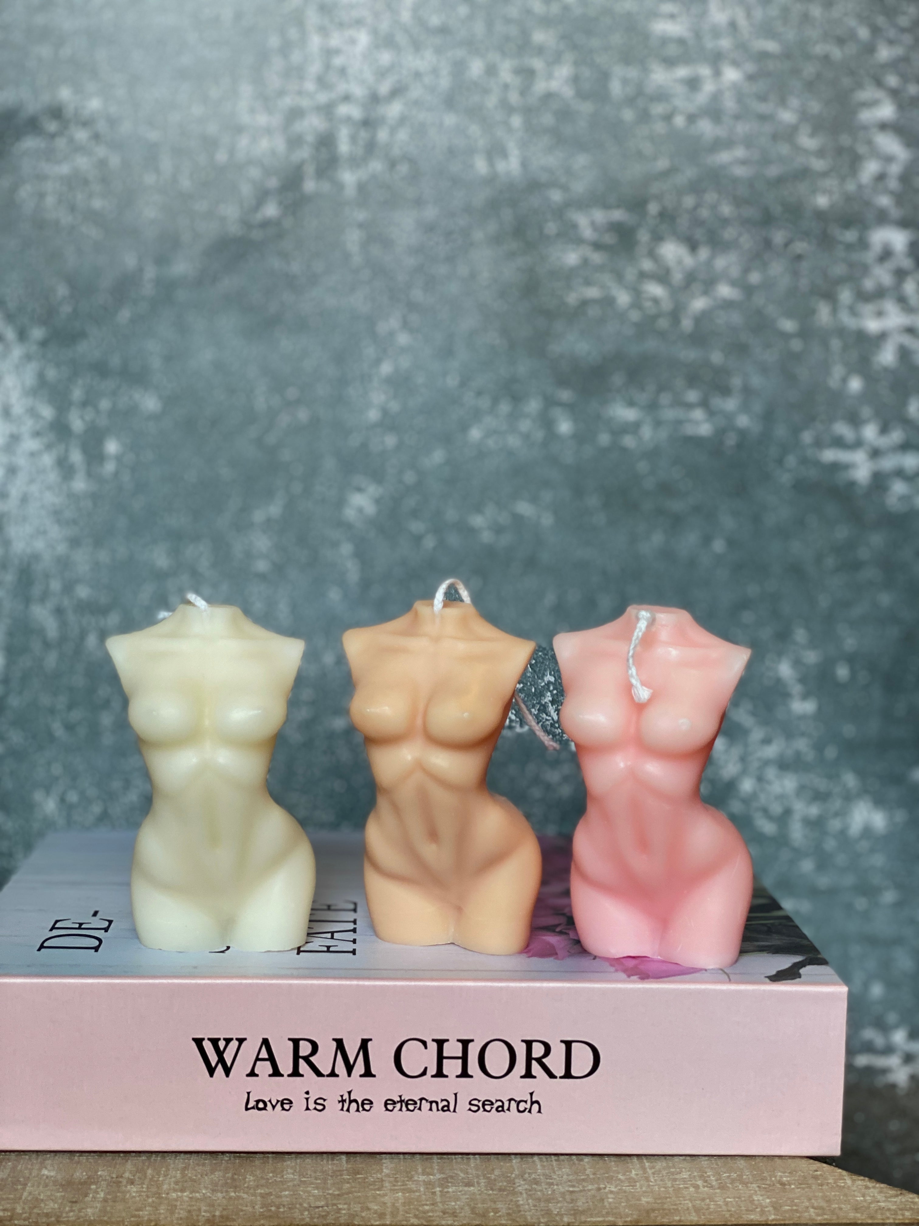 Female Body Sculpture Soy Wax Scented Candle