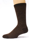 Brown sock on a white background