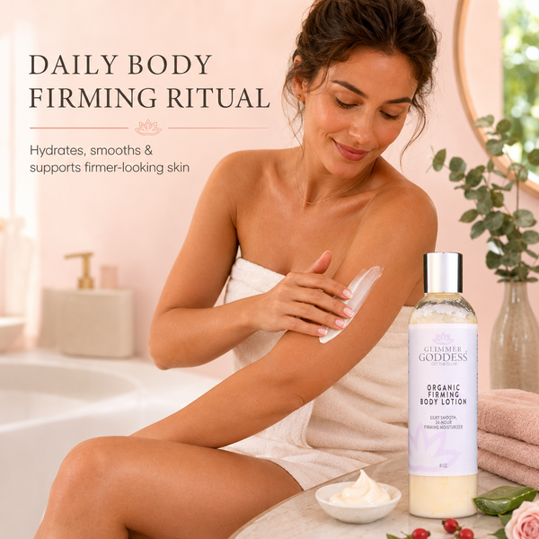 Organic Firming Body Lotion with Aloe & Rosehip – Skin-Tightening & Hydrating