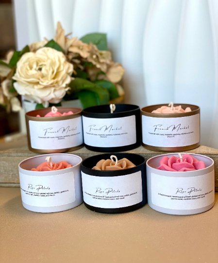 Add a touch of elegance to your space with our handcrafted flower-in-a-jar candle. Made with all-natural soy wax and your choice of captivating scents, this unique candle is the perfect gift for any occasion. Order yours today and experience the beauty of nature in a candle.