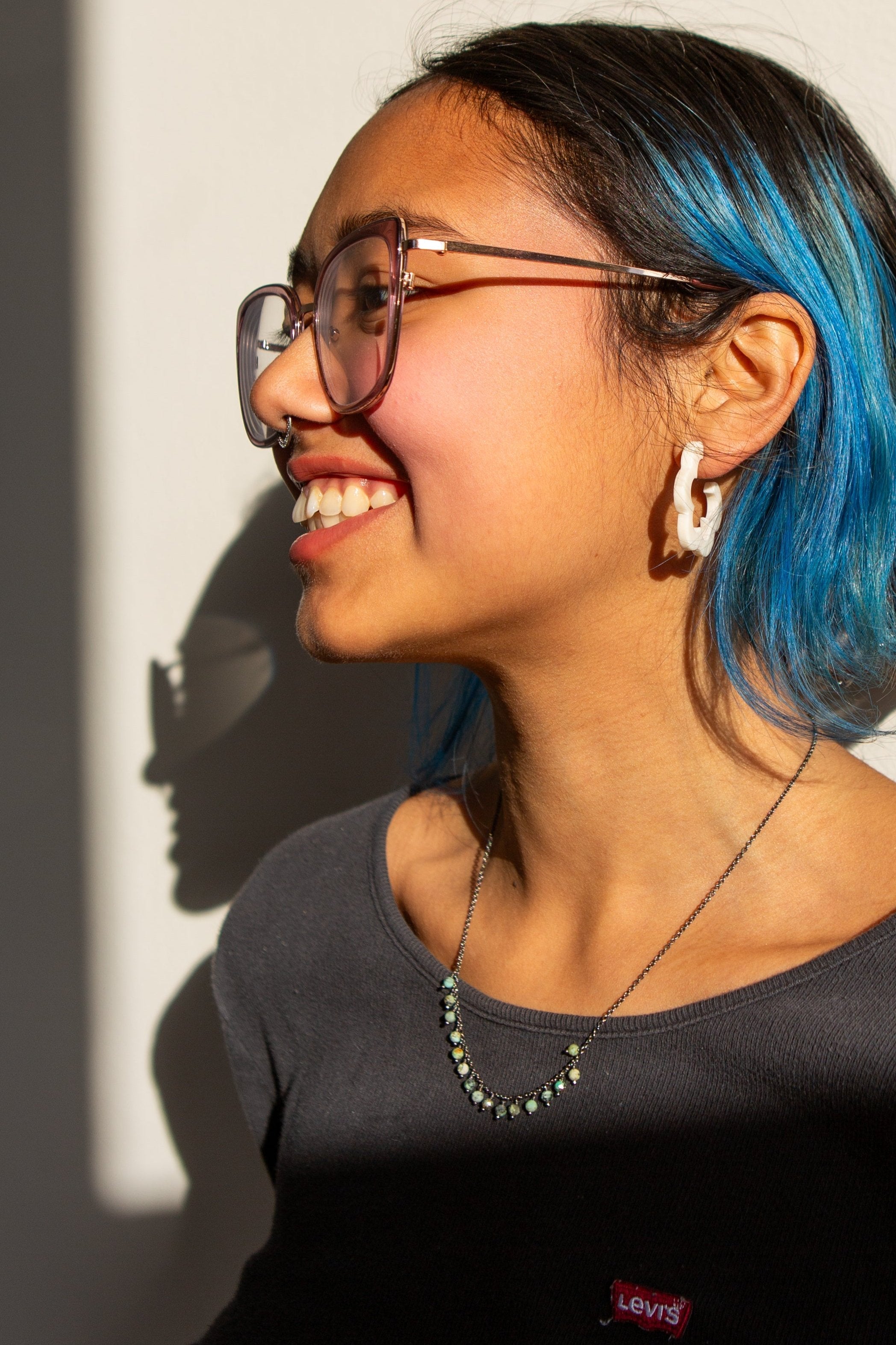 Fair Anita Turquoise Drop Luxe Necklace styled as a gift — natural stone jewellery handcrafted in India