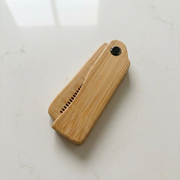 Bamboo Travel Comb | Foldable Sustainable Hair Comb