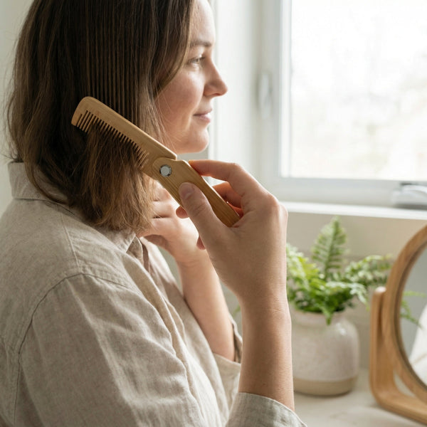 Bamboo Travel Comb | Foldable Sustainable Hair Comb