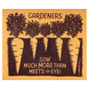 Bright orange gardeners Swedish dishcloth by Soak iT Up — eco-friendly, reusable, and compostable cleaning cloth
