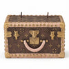 Onali Pure Signature Small Brown Trunk – decorative compact storage trunk with classic design for home décor