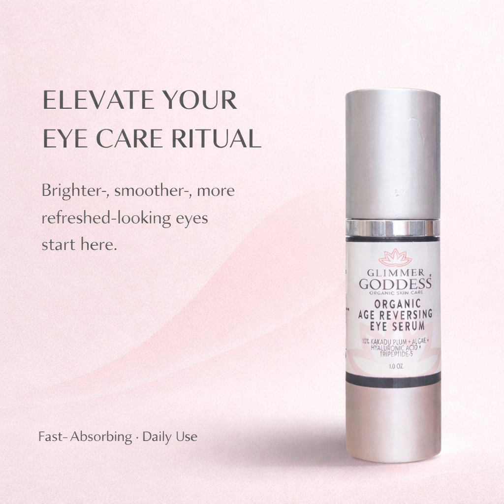 Organic Age Reversing Eye Serum | 10% Vitamin C & Clinical Peptides