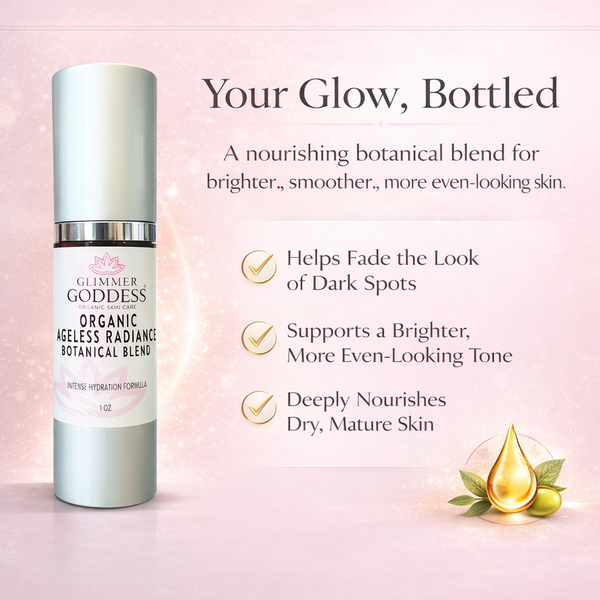 Organic Brightening Facial Oil Serum – Dark Spot & Radiance Treatment