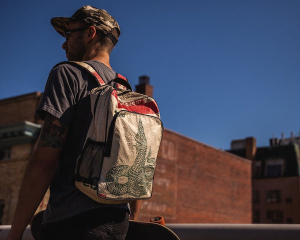 The Giri Backpack is the ultimate eco-friendly companion for your daily adventures. Made from recycled materials and featuring a spacious design, this backpack is perfect for carrying your essentials while reducing your environmental impact. Order yours today!