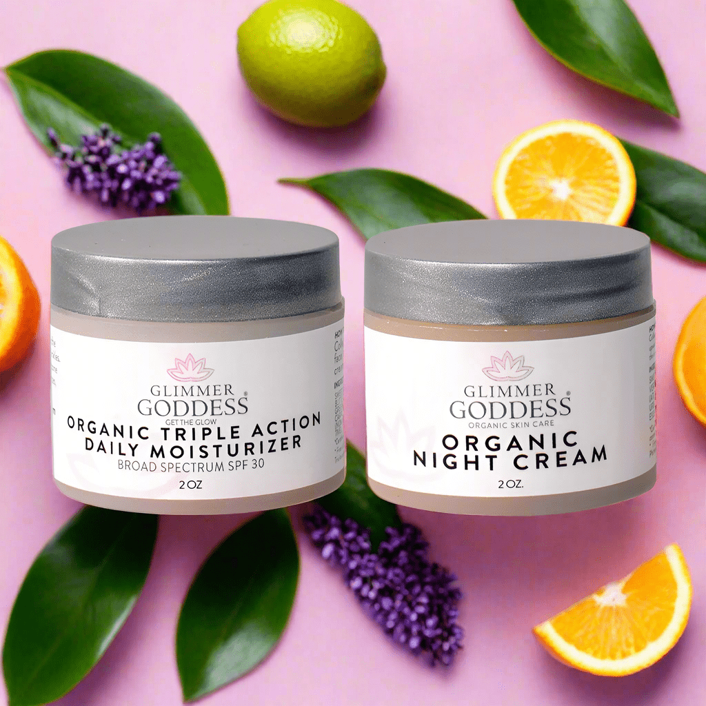 Organic Day & Night Duo – SPF 30 Moisturizer + Night Cream