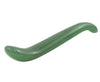 Close-up of the Rose Quartz Yoni Wand showing the natural stone surface