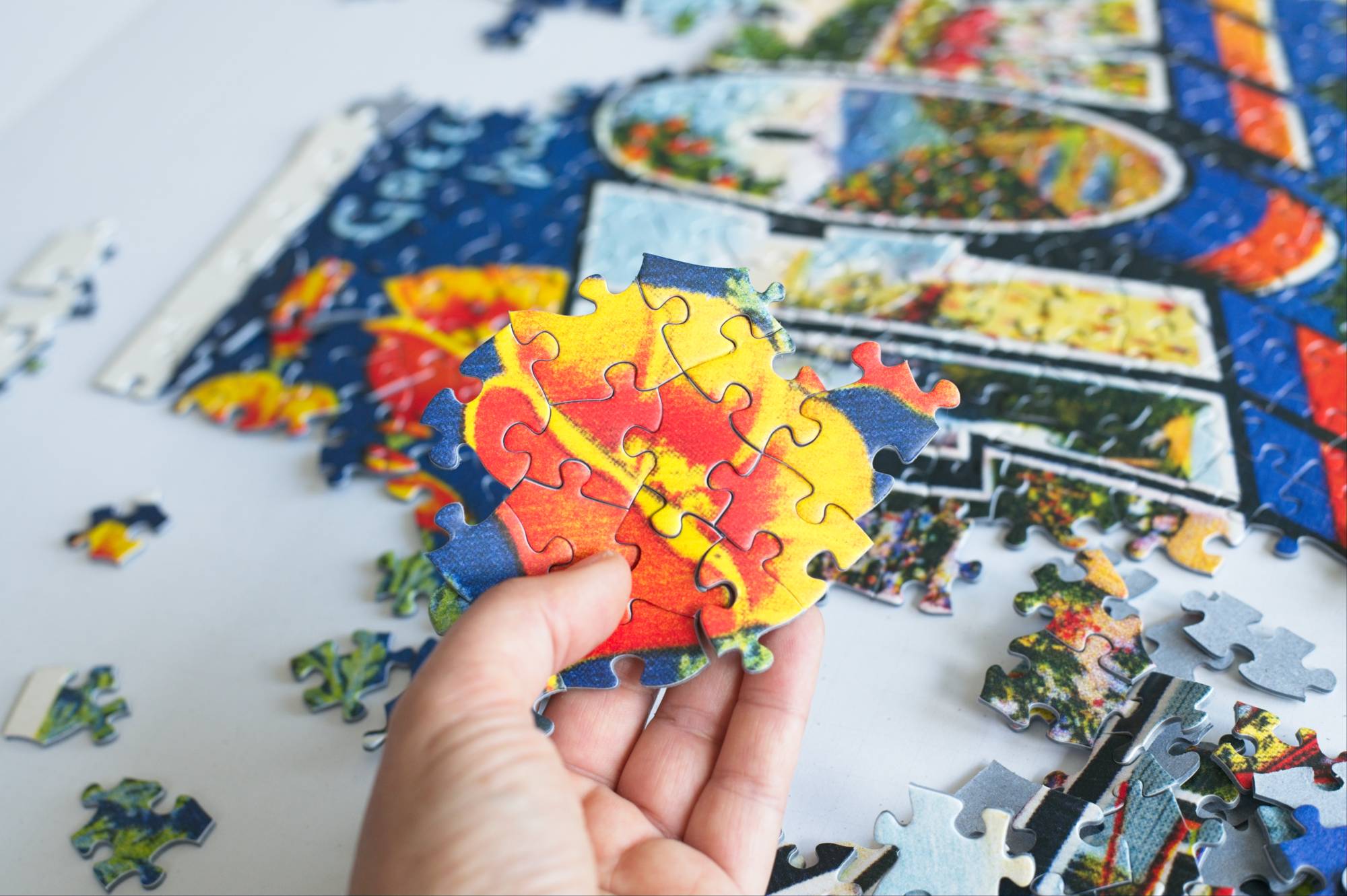 Greetings from California 500 Piece Jigsaw Puzzle, Vintage Postcard Art