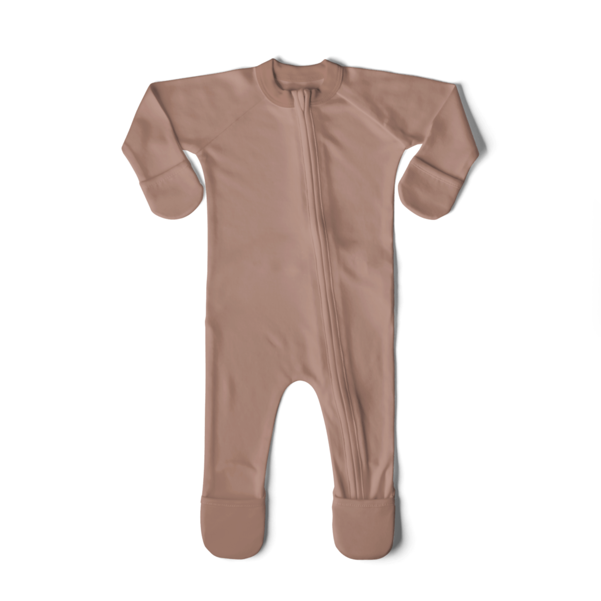 Brown baby onesie on a transparent background