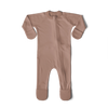 Brown baby onesie on a transparent background