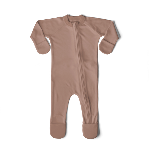 Brown baby onesie on a transparent background