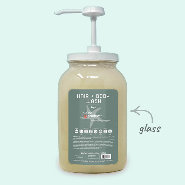 Plaine Products 2-in-1 Hair & Body Wash | Eco-Friendly Refillable