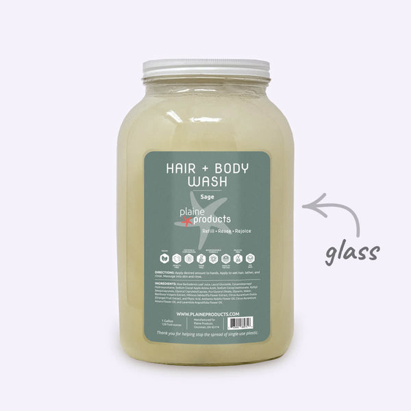 Plaine Products 2-in-1 Hair & Body Wash | Eco-Friendly Refillable