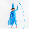 Transform your child into a mystical wizard with our Star Wizard Costume. This enchanting set includes a cape and hat, perfect for dress-up, Halloween, and imaginative play.