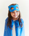 Unleash your child's inner superhero with our Star Superhero Cape and Mask Set. This captivating costume is perfect for dress-up, Halloween, and endless imaginative adventures.