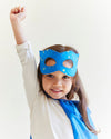 Unleash your child's inner superhero with our Star Superhero Cape and Mask Set. This captivating costume is perfect for dress-up, Halloween, and endless imaginative adventures.