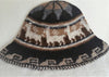 Hand Crochet Roll Up Rustic Alpaca Hat