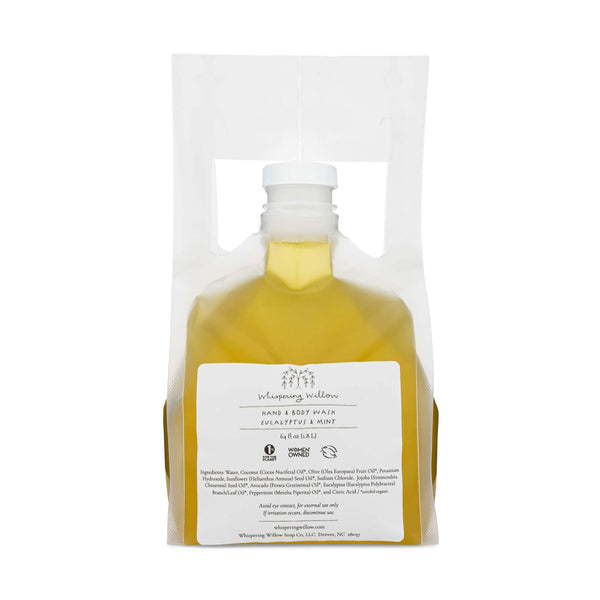 Recharge & Refill: Luxurious Eucalyptus & Mint Hand & Body Wash (64oz)