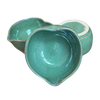 Handcrafted heart-shaped matcha bowl for whisking matcha