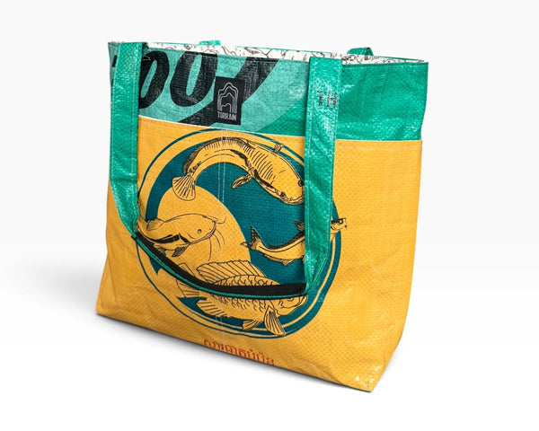 TORRAIN Recycled Barrel Tote – Upcycled Everyday Bag