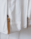 Short Organic Cotton Hanging Garment Bag – Moth-Proof Closet Storage