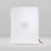 White notebook with 'Hayden Hill' branding on a gray background