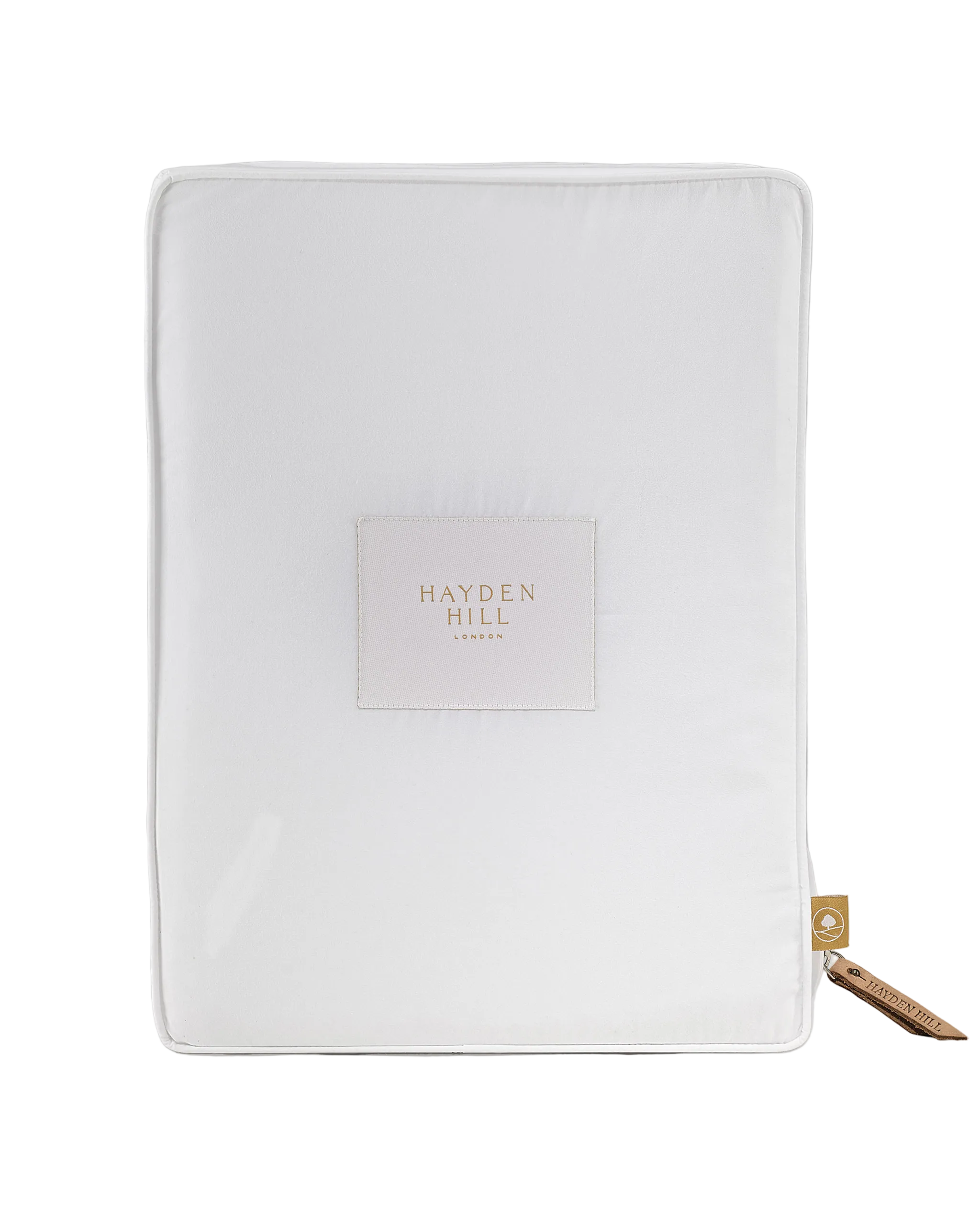 Front view of large organic cotton storage bag by Hayden Hill