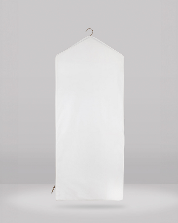 White pendant light on a gray background