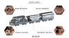 Heavy Loco Freight Train Mechanical Model Kit