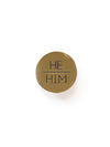 Recycled Brass Pronoun Pins | Ethically Made | Fair Anita