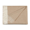 Herringbone alpaca throw blanket in use as a stylish and sustainable gift or everyday comfort layer